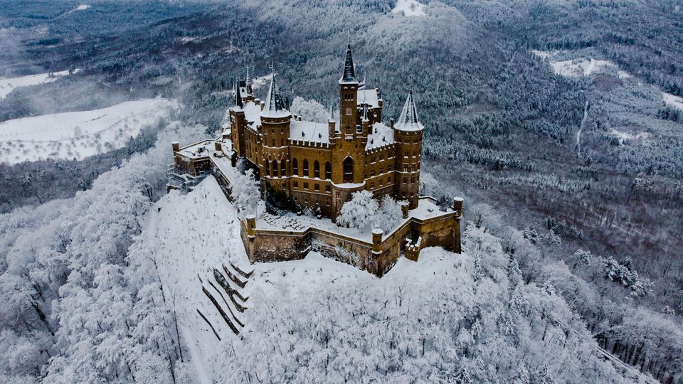 Burg Hohenzollern im Winter