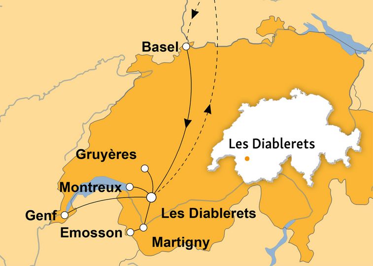 Ihre Reiseroute