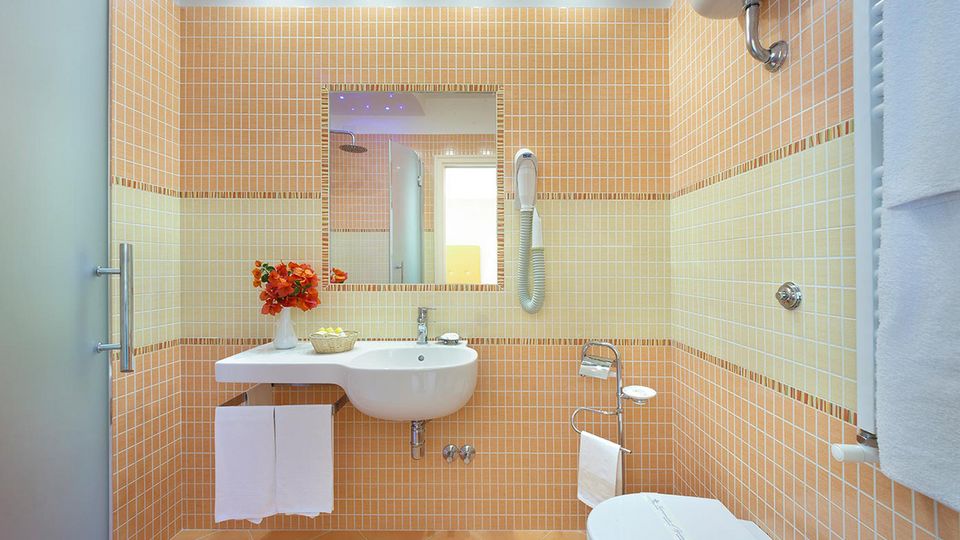 Hotel Girasole, Badezimmer