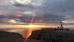 Sonnenuntergang am Nordkap Harald Hansen-Visitnorway.com