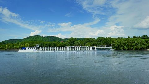 Außenansicht des MS River Diamond