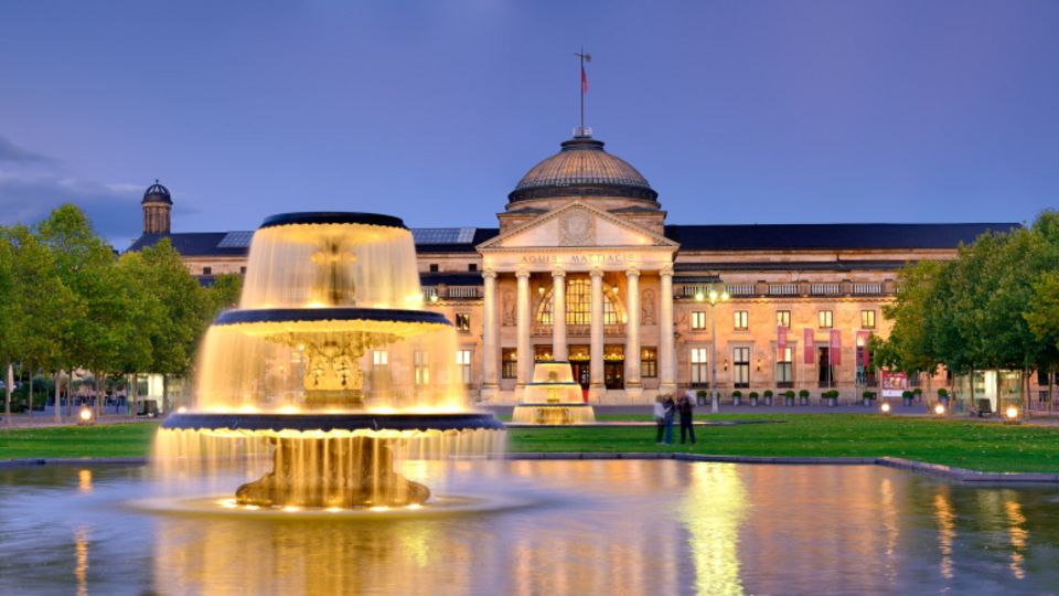 Kurhaus Wiesbaden am Abend