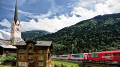 Glacier Express bei Trun