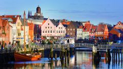 Husum in Nordfriesland, Hafen