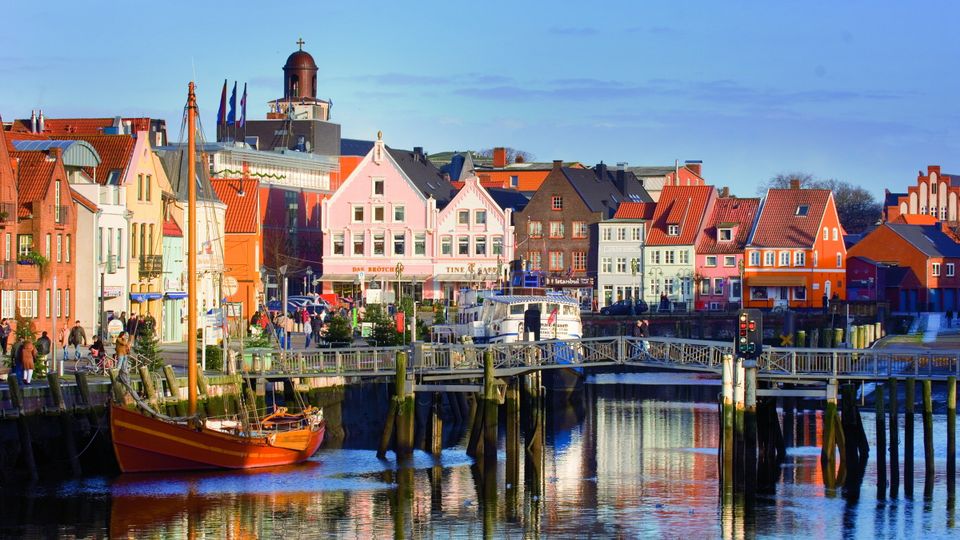 Husum in Nordfriesland, Hafen