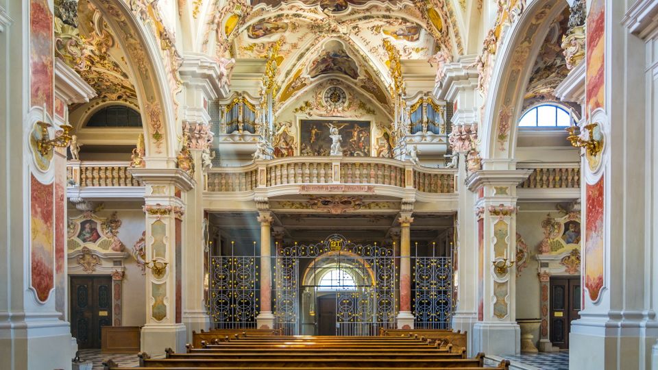 Innenansicht vom Kloster Neustift