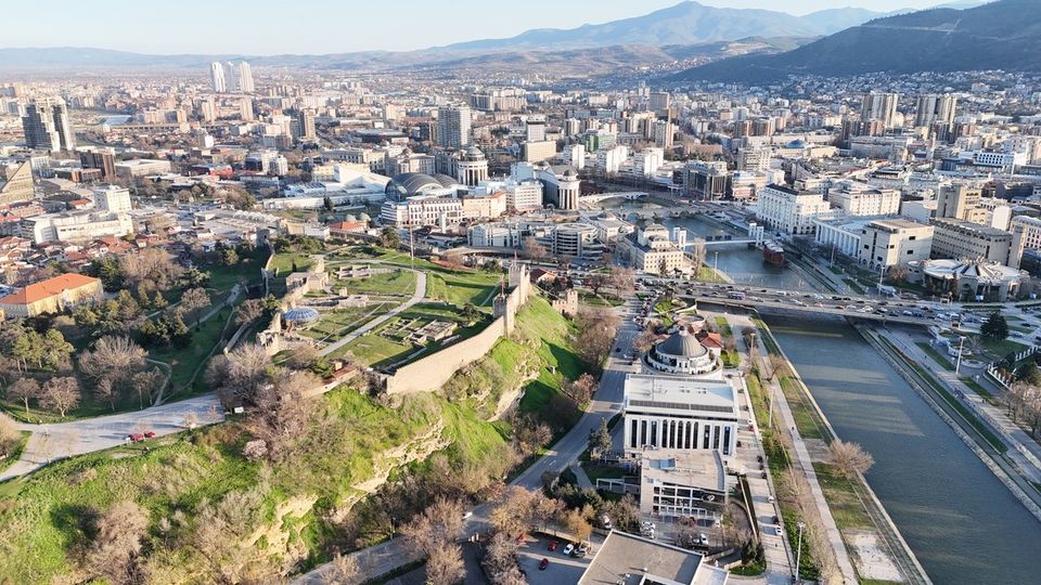 Ausblick Skopje
