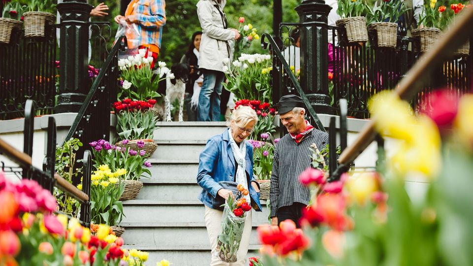 Einkauf im Keukenhof