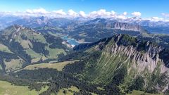 Montreux-Rocher-DeNaye am Genfer See in der Schweiz