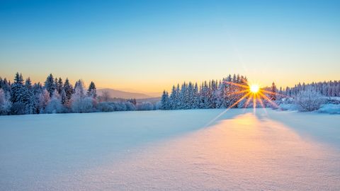Abendstimmung im Frankenwald