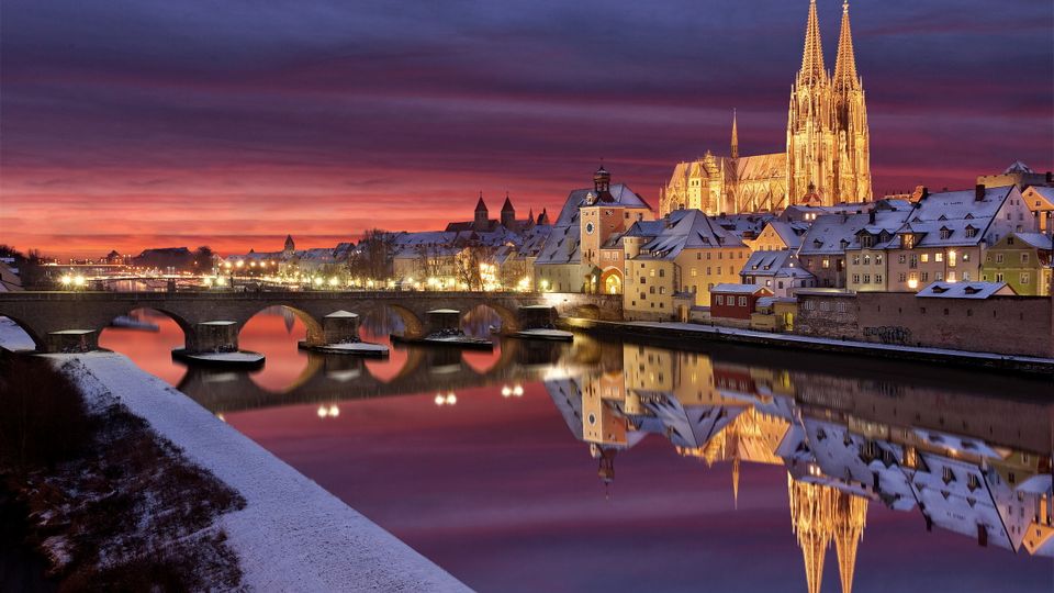 Regensburg im Winter