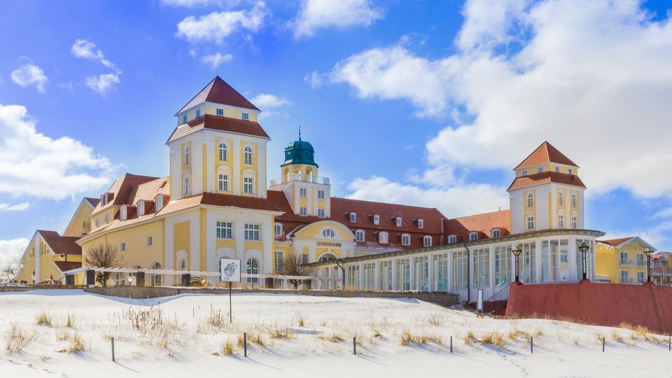 Kurhaus Binz im Winter