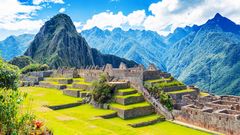 Blick auf Machu Picchu