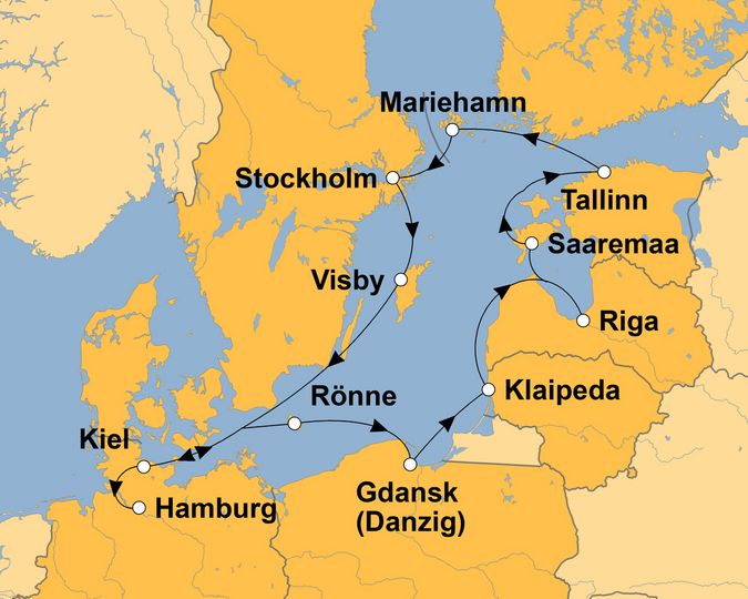 Ihre Reiseroute