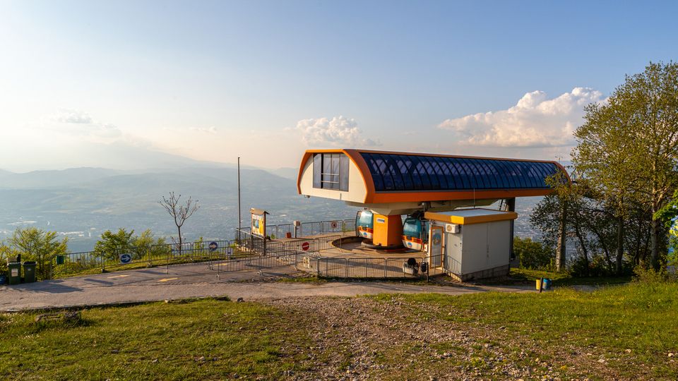 Skopje, Seilbahn zum Vodno
