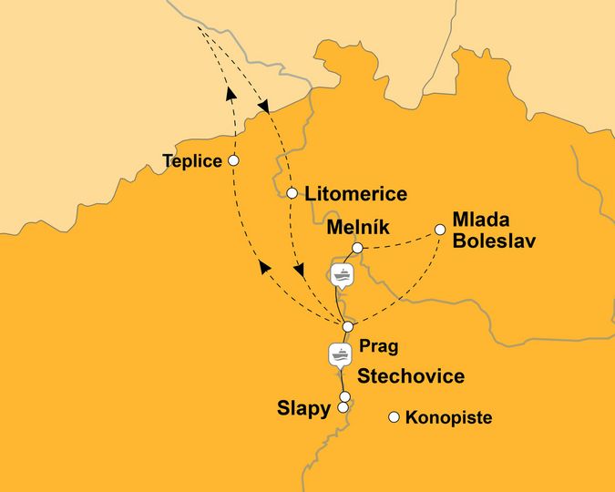 Ihre Reiseroute