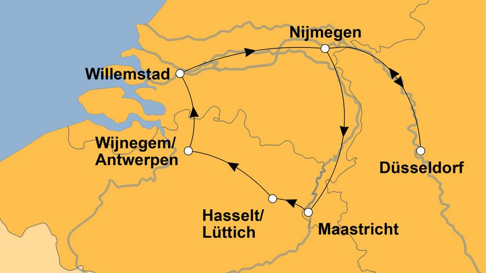 Ihre Reiseroute