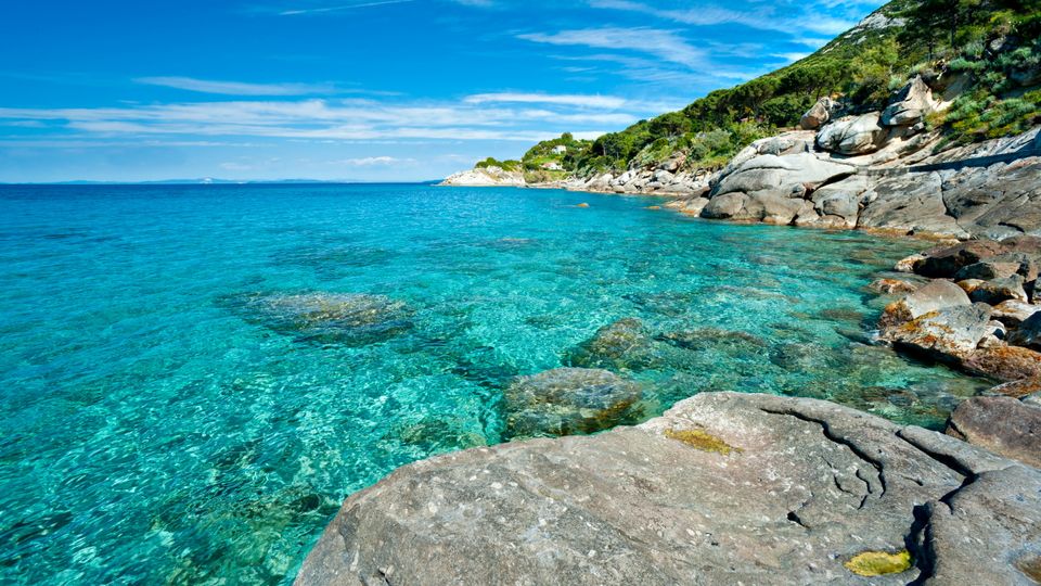 Capo Bianco Strand auf Elba