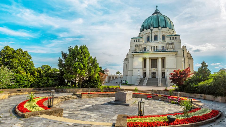 Kirche im Zentralfriedhof in Wien