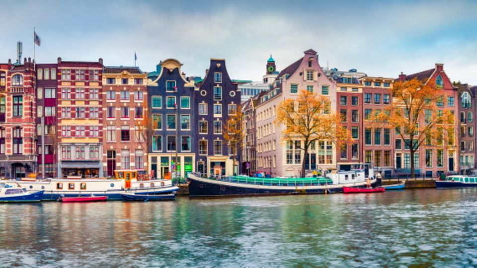 Panorama Herbst Kanal Amsterdam