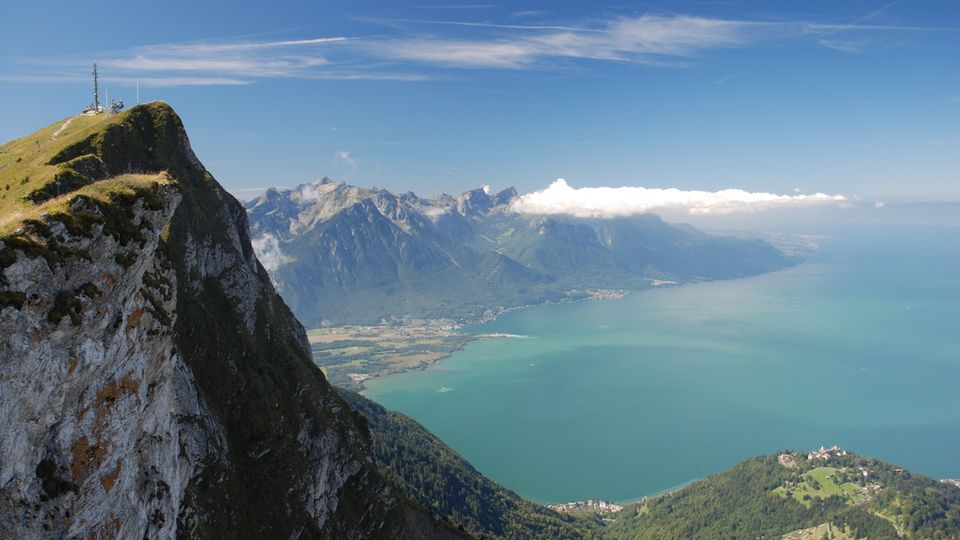 Rochers de Naye in der Schweiz
