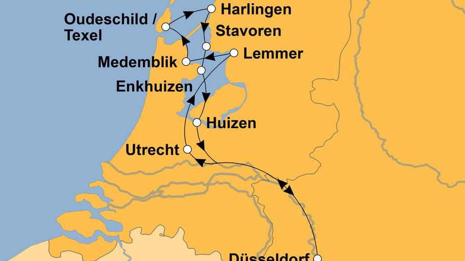 Ihre Reiseroute