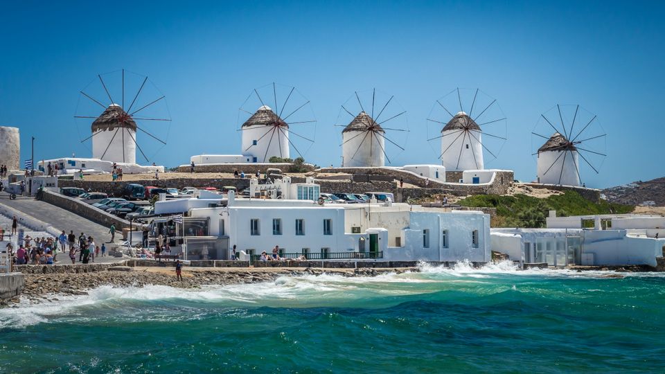 Skyline von Mykonos