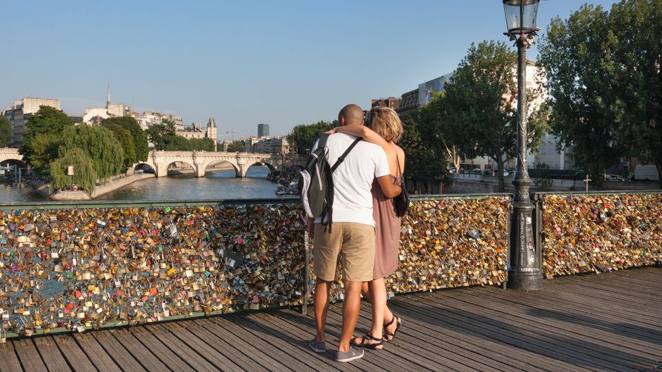 Romantischer Spaziergang durch Paris