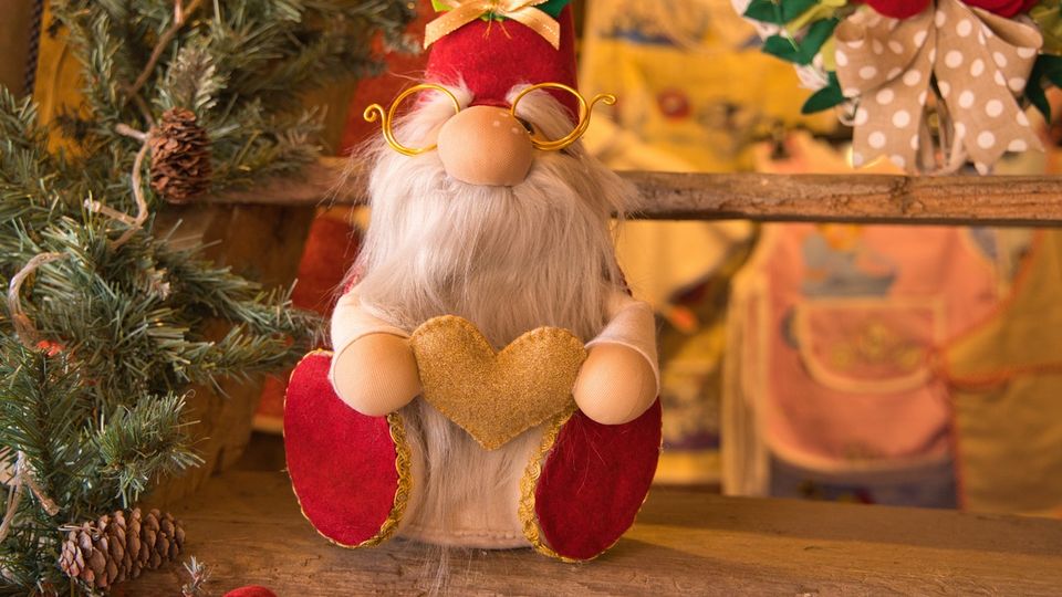 Weihnachtsdekoration mit Herz