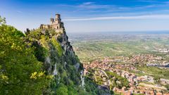 Blick auf San Marino