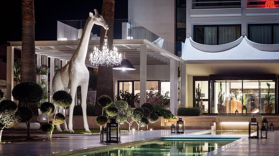 Mec Hotel Paestum, Abendstimmung