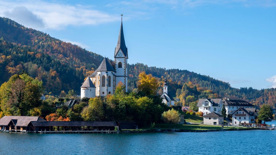 Der Wörthersee bei Klagenfurth in Kärnten