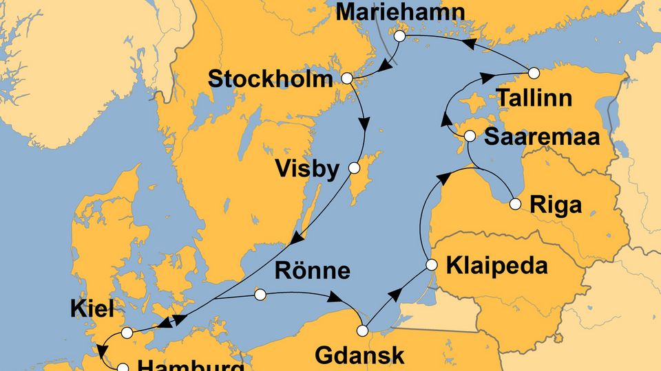 Ihre Reiseroute