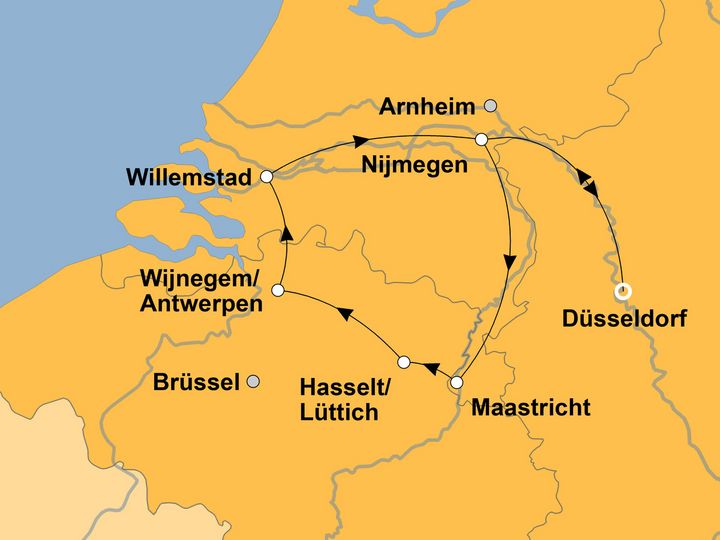 Ihre Reiseroute ©www.stepmap.de Ihre Reiseroute
