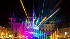 Silvester in Graz auf dem Hauptplatz