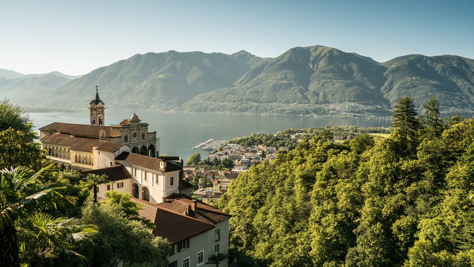 Blick auf Locarno  