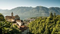 Blick auf Locarno  