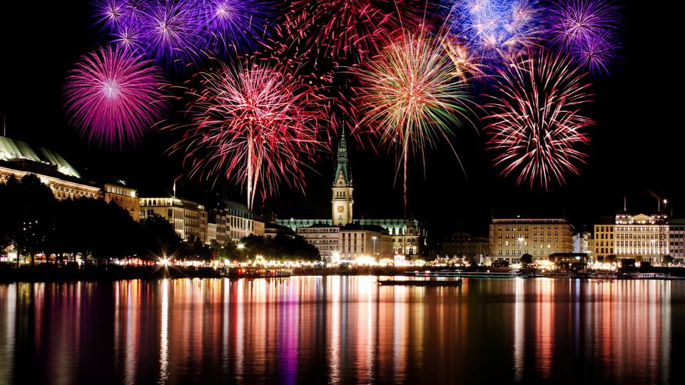 Feuerwerk Hamburg Alster