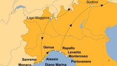 Ihre Reiseroute ©www.stepmap.de Ihre Reiseroute