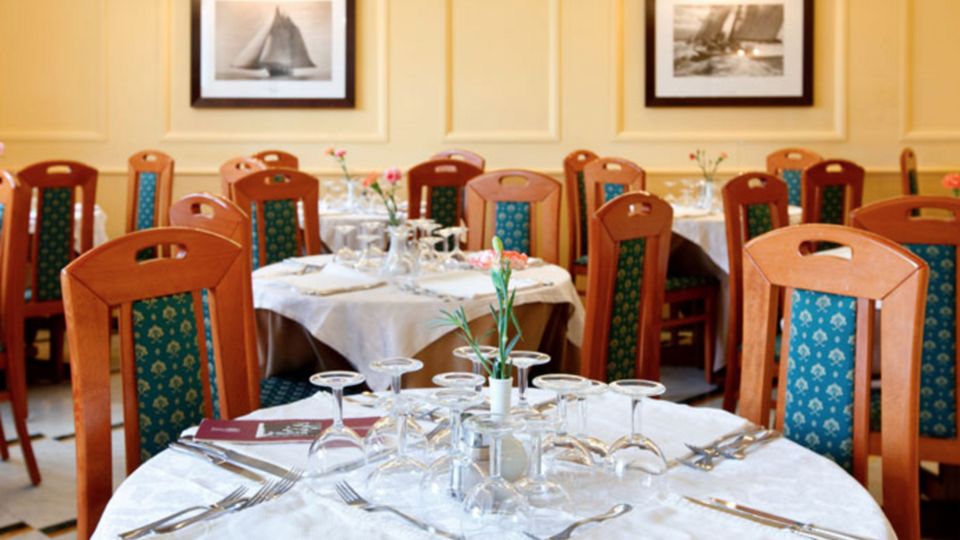 leckeres Abendessen im Hotel Villa Maria bei Sorrent in Italien