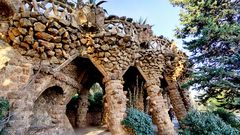 Terrasse im Park Guell