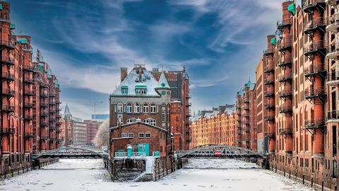 Speicherstadt Hamburg Winter