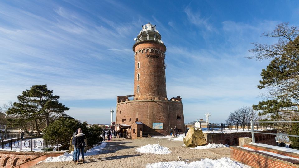 Kolberg Leuchtturm im Winter