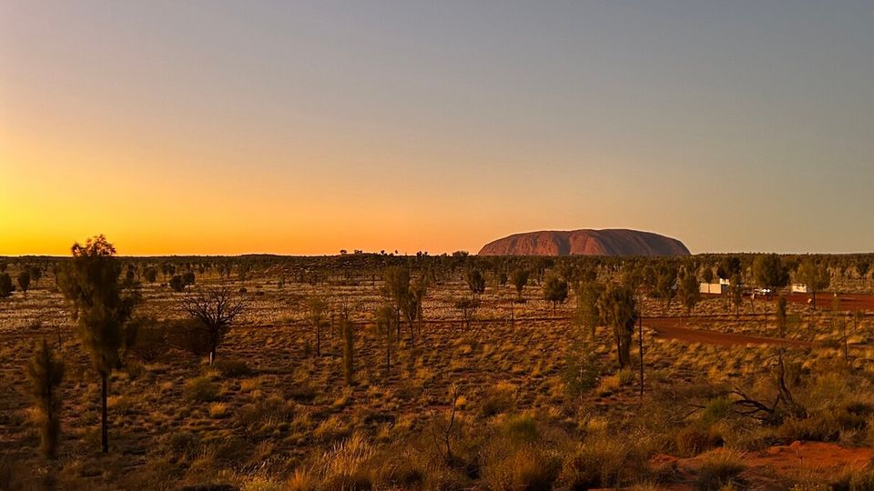 Sonnenaufgang am Ayers Rock