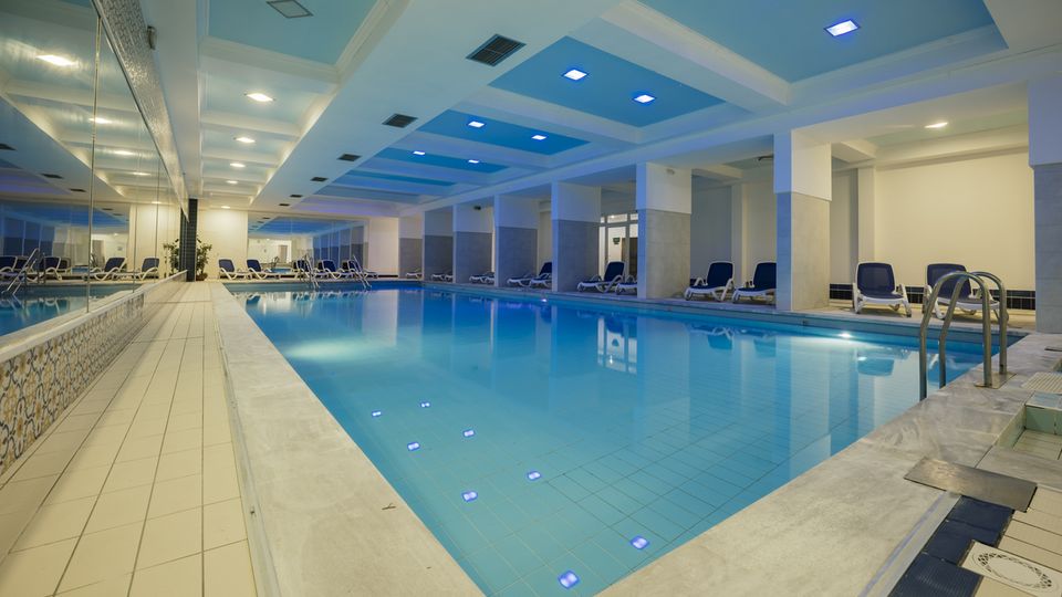 Swimming Pool im Hotel Mimosa Lido Palace