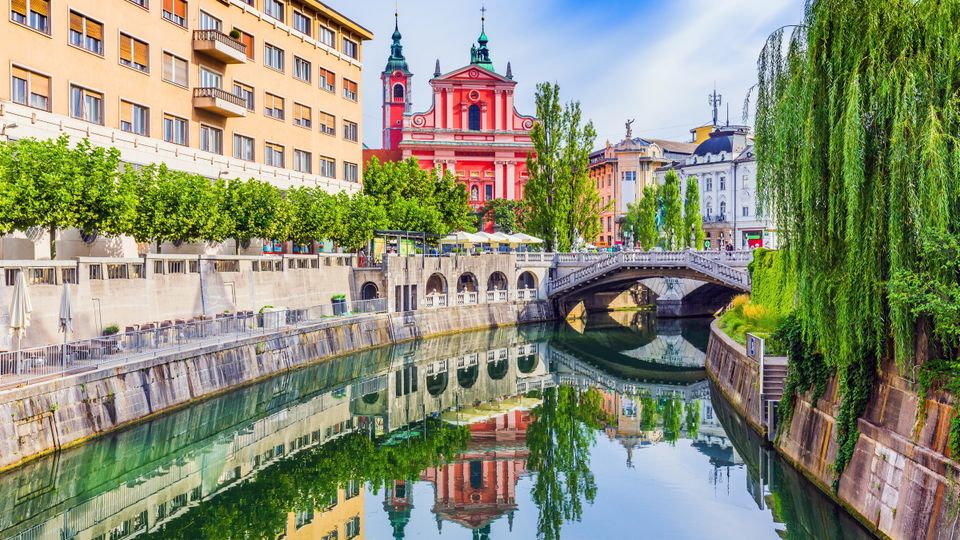 Ljubljana Fluss